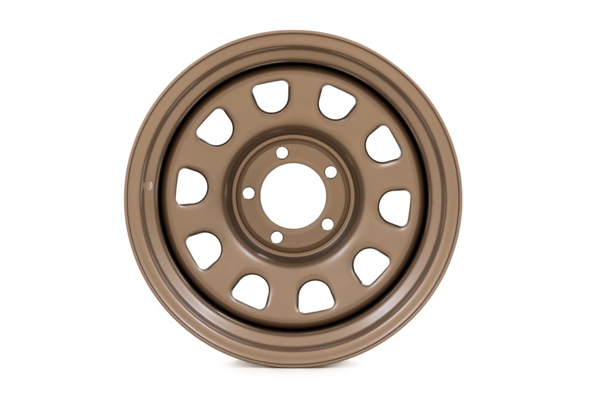 GMC V1500 Steel Wheel - Rough Country - 10-slot D-window - Bronze - 1987